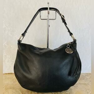 Coach Ali 13655 black leather ergo hobo handbag purse